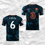 Camiseta Tercera Chelsea Jugador T.Silva 2021 2022