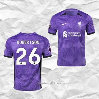 Camiseta Tercera Liverpool Jugador Robertson 2023 2024