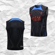 Camiseta de Entrenamiento Paris Saint-Germain Jordan 2022 2023 Sin Mangas Negro