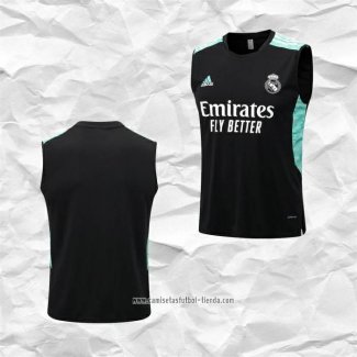 Camiseta de Entrenamiento Real Madrid 2022-2023 Sin Mangas Negro