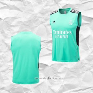 Camiseta de Entrenamiento Real Madrid 2022 2023 Sin Mangas Verde