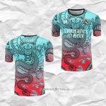 Camiseta de Entrenamiento Real Madrid Dragon 2024 2025 Verde y Rojo