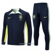 Chandal de Chaqueta del Brasil 2022-2023 Azul