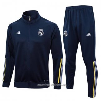 Chandal de Chaqueta del Real Madrid 2023 2024 Azul