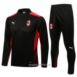 Chandal de Sudadera del AC Milan 2021 2022 Negro