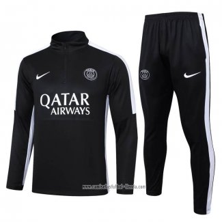 Chandal de Sudadera del Paris Saint-Germain 2023 2024 Negro