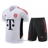 Chandal del Bayern Munich 2022 2023 Manga Corta Blanco - Pantalon Corto