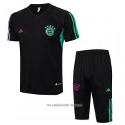 Chandal del Bayern Munich 2023 2024 Manga Corta Negro - Pantalon Corto