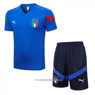 Chandal del Italia 2022 2023 Manga Corta Azul - Pantalon Corto