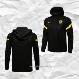 Chaqueta con Capucha del Chelsea 2021 2022 Negro