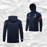 Chaqueta con Capucha del Paris Saint-Germain 2021 2022 Azul