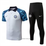 Conjunto Polo del Chelsea 2022 2023 Gris