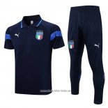 Conjunto Polo del Italia 2022 2023 Azul Marino