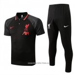 Conjunto Polo del Liverpool 2022 2023 Negro