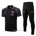 Conjunto Polo del Paris Saint-Germain Jordan 2022 2023 Negro