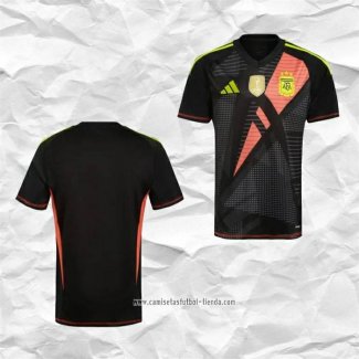 Camiseta Argentina Portero 2024 Negro Tailandia