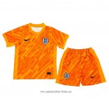 Camiseta Inglaterra Portero 2024 Nino Naranja