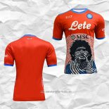 Camiseta Napoli Maradona Special 2021 2022 Rojo
