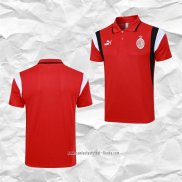 Camiseta Polo del AC Milan 2023 2024 Rojo