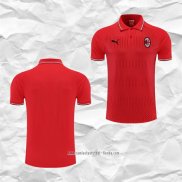 Camiseta Polo del AC Milan 2022 2023 Rojo