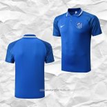 Camiseta Polo del Atletico Madrid 2022 2023 Azul Oscuro