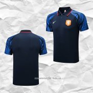 Camiseta Polo del Paises Bajos 2022 2023 Azul