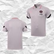 Camiseta Polo del Paris Saint-Germain 2021 2022 Gris