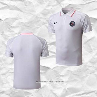 Camiseta Polo del Paris Saint-Germain 2022 2023 Blanco