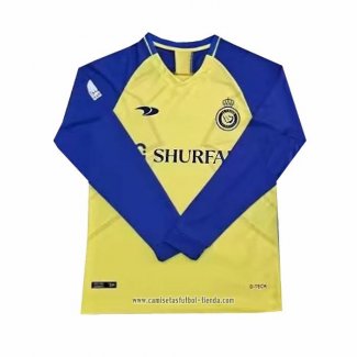 Camiseta Primera Al Nassr 2022 2023 Manga Larga