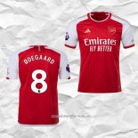 Camiseta Primera Arsenal Jugador Odegaard 2023 2024