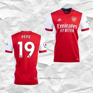 Camiseta Primera Arsenal Jugador Pepe 2021 2022
