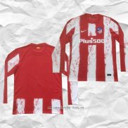 Camiseta Primera Atletico Madrid 2021 2022 Manga Larga