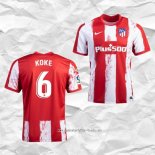 Camiseta Primera Atletico Madrid Jugador Koke 2021 2022