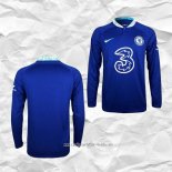 Camiseta Primera Chelsea 2022 2023 Manga Larga