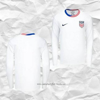 Camiseta Primera Estados Unidos 2024 Manga Larga