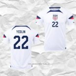 Camiseta Primera Estados Unidos Jugador Yedlin 2022