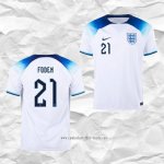 Camiseta Primera Inglaterra Jugador Foden 2022