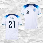 Camiseta Primera Inglaterra Jugador Foden 2022