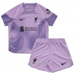 Camiseta Primera Liverpool Portero 2022 2023 Nino