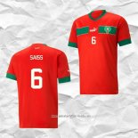 Camiseta Primera Marruecos Jugador Saiss 2022