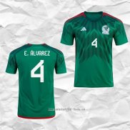 Camiseta Primera Mexico Jugador E.Alvarez 2022