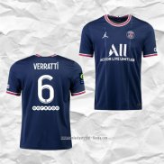 Camiseta Primera Paris Saint-Germain Jugador Verratti 2021 2022