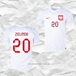 Camiseta Primera Polonia Jugador Zielinski 2022