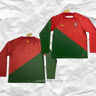 Camiseta Primera Portugal 2022 Manga Larga