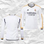 Camiseta Primera Real Madrid 2023 2024 Manga Larga