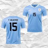 Camiseta Primera Uruguay Jugador F.Valverde 2022