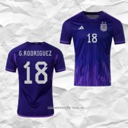 Camiseta Segunda Argentina Jugador G.Rodriguez 2022