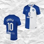 Camiseta Segunda Atletico Madrid Jugador Correa 2023 2024