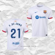 Camiseta Segunda Barcelona Jugador F.De Jong 2023 2024