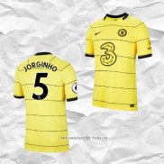 Camiseta Segunda Chelsea Jugador Jorginho 2021 2022